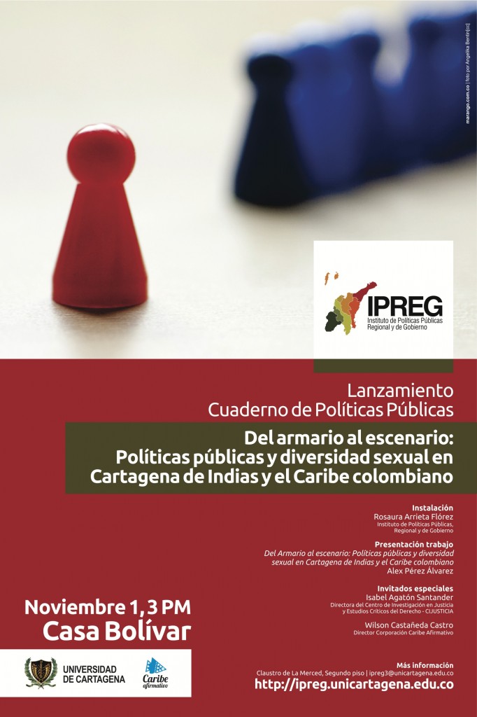 Lanzamiento de cuaderno de Políticas Públicas. Del armario al escenario.