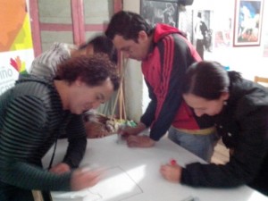 Taller con la Población LGBTI, Salón COLECTIVO LITERARIO KAMINU LIMAY.