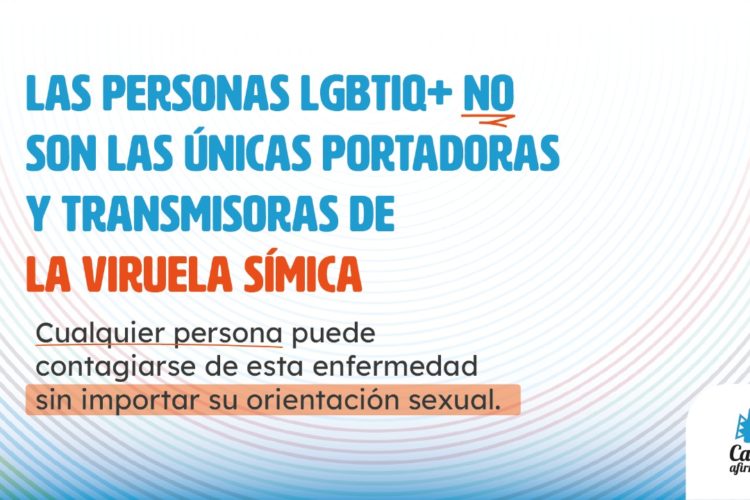 Las personas LGBTIQ+ no son las únicas portadoras y transmisoras de la viruela símica