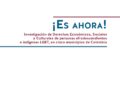 Investigación de derechos económicos, sociales y culturales de personas afrodescendientes e indígenas lgbt, en cinco municipios de colombia